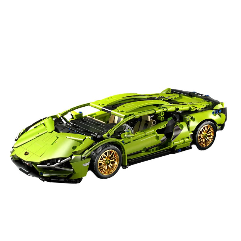 1280 PCS Racing Sport Car Model Perfect Puzzle Toys for Kids