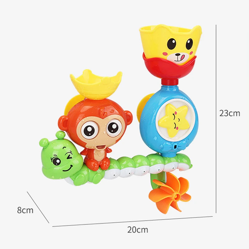 Monkey Caterpillar Bath Toy for Kids