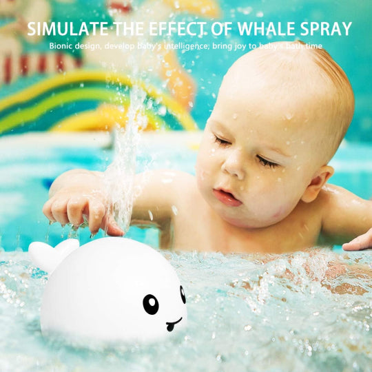 Whale Light-Up Bath Toy Fun for Kids