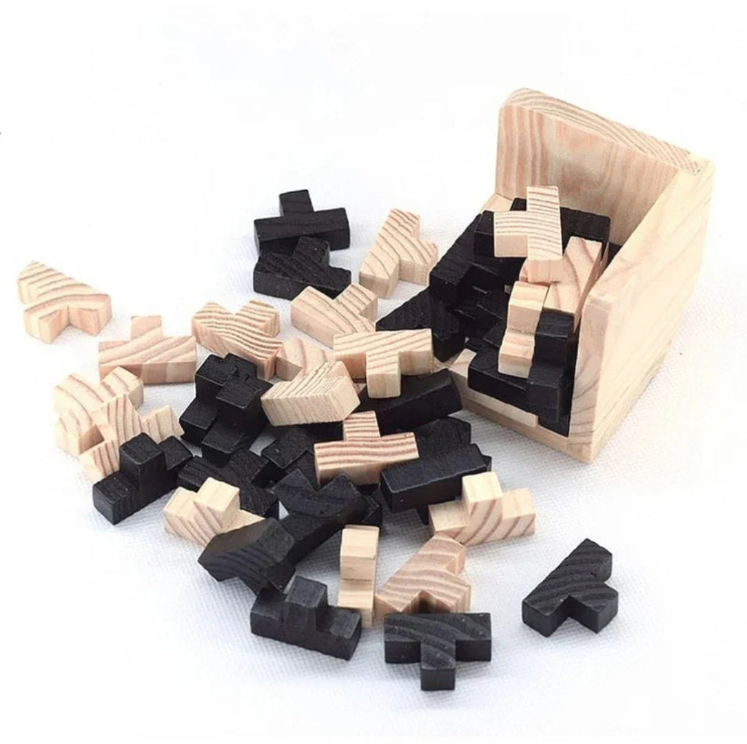 Interactive Wooden Lacing Toy Set