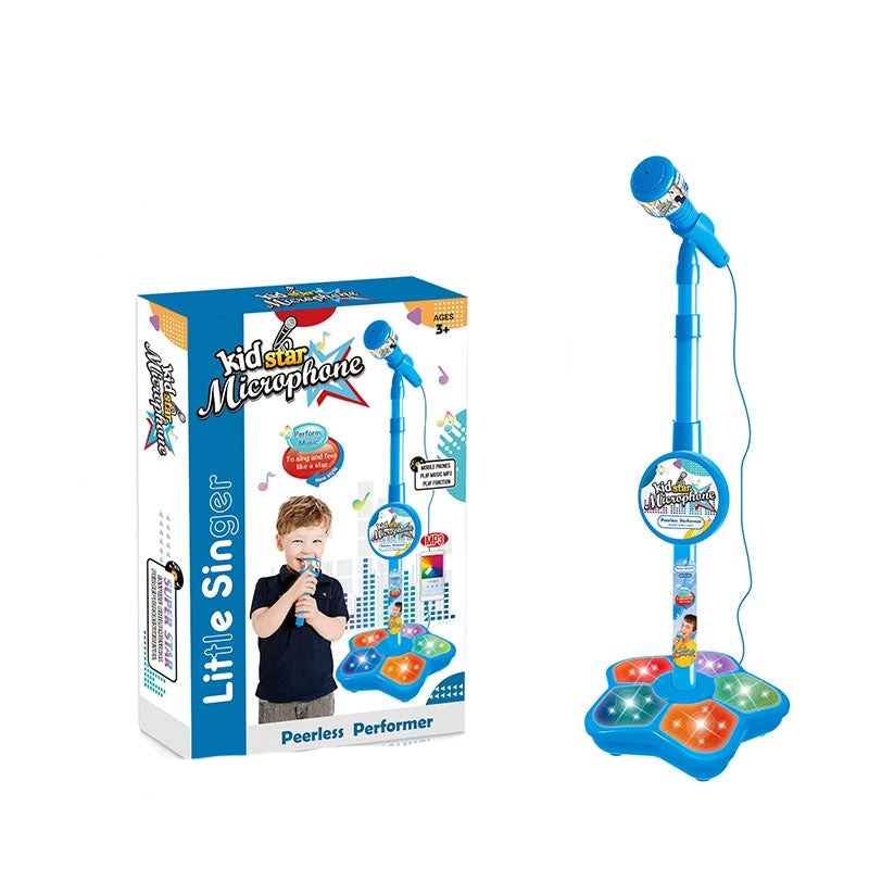 Karaoke Music Instrument Microphone Toy with Stand