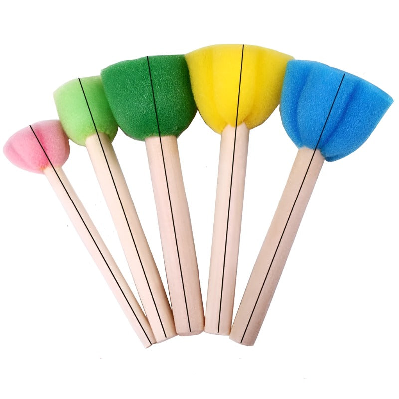 Graffiti Sponge Brush Set Creative Drawing Toys for Kids