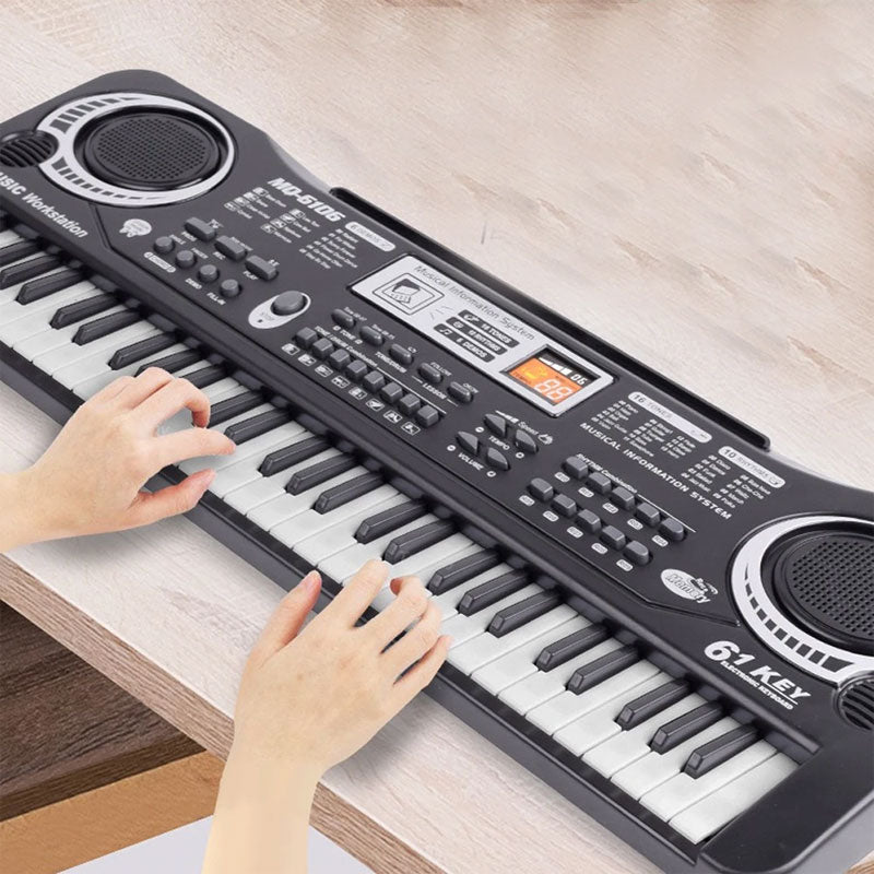 Electronic Piano Keyboard with Microphone