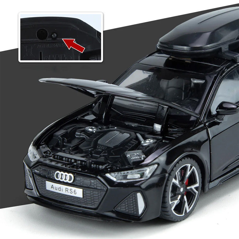 Audi RS6 Toy Car Model Alloy Die cast Collection Toy for Kids