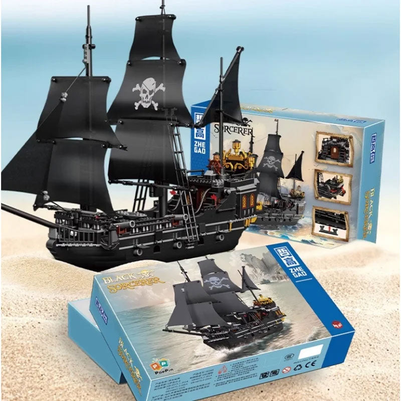 Sorcerer Pirate Ship Building Blocks Toys Set For Kids