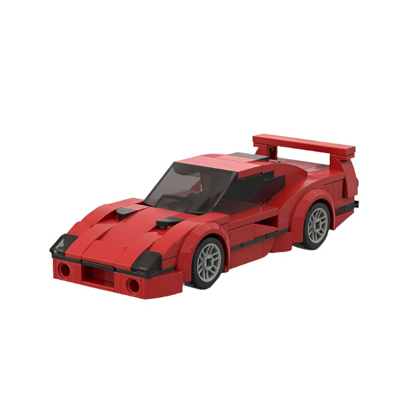 F40 Moc Sports Racer Car Building Blocks Toys Set For Kids