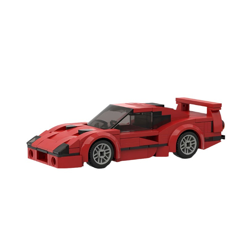 F40 Moc Sports Racer Car Building Blocks Toys Set For Kids