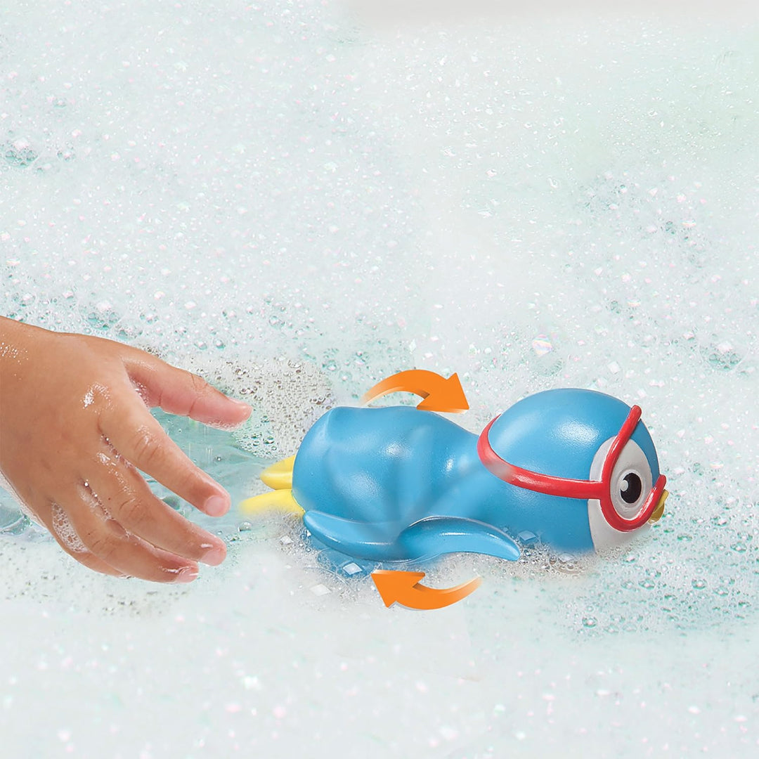 Wind Up Swimming Penguin Toddler Bath Toy