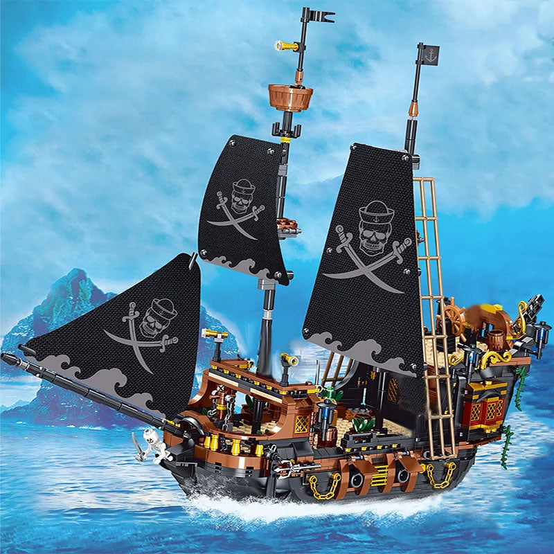 Pirate Ship Building Blocks Model Bricks Toys For Kids