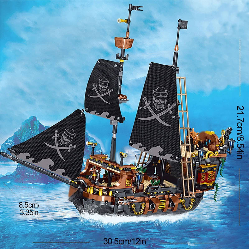 Pirate Ship Building Blocks Model Bricks Toys For Kids