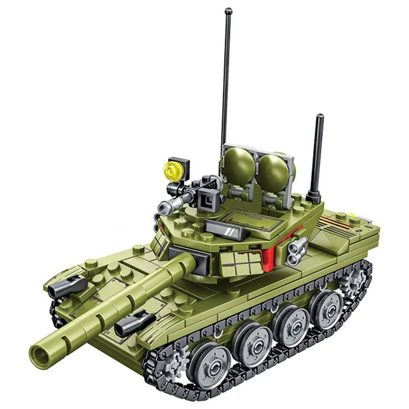 336-piece Military Tank Building Blocks Set