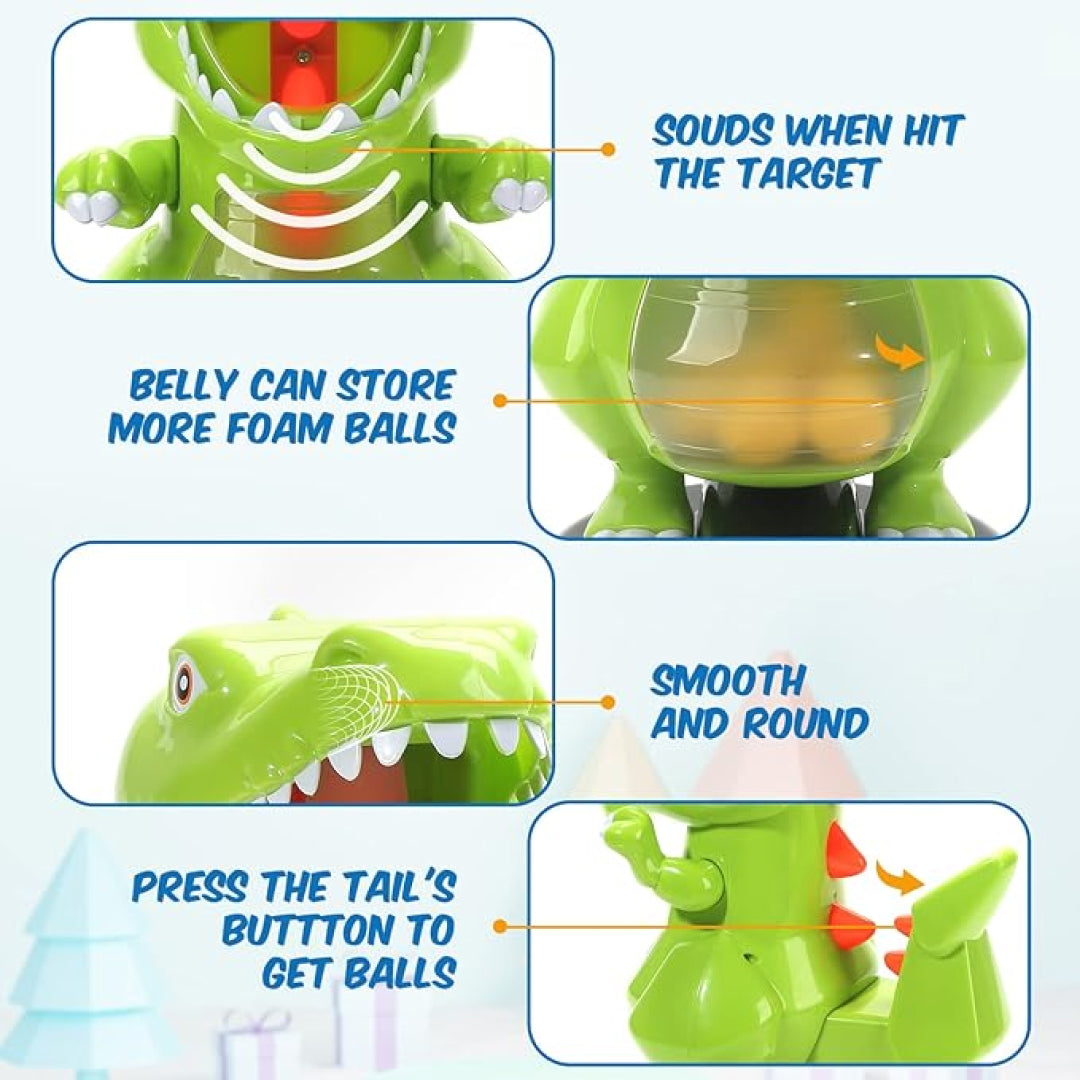 Hungry Shooting Dinosaur Electronic Toy For Kids