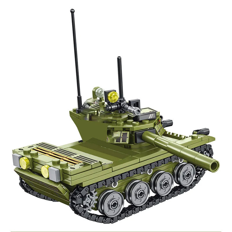 336-piece Military Tank Building Blocks Set