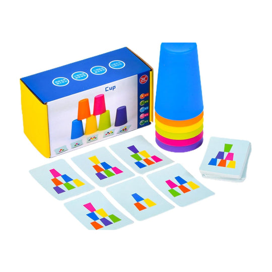 Color Stack Montessori Speed Logic Game For Kids