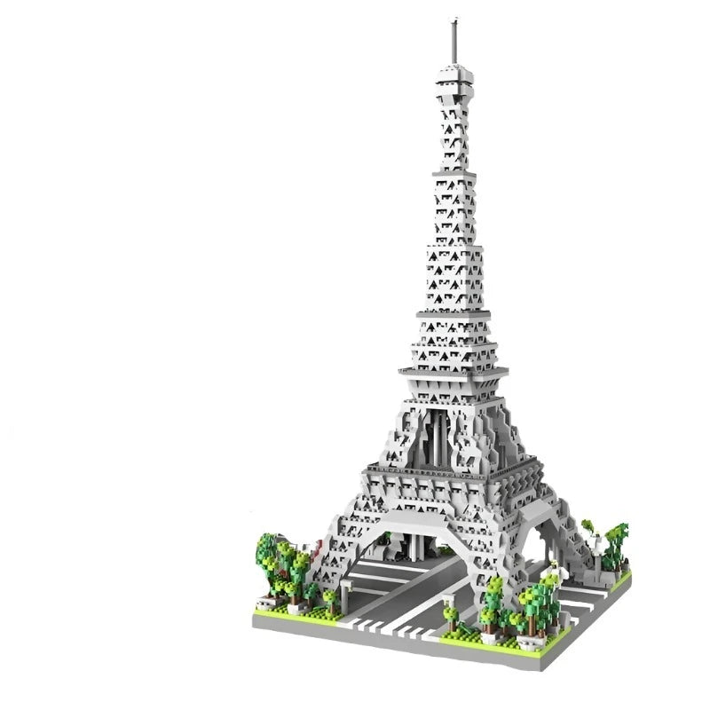 Paris Tower Street View Mini Building Blocks Toys For Kids