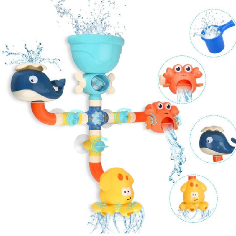 Fun Tub Bath Pipes Toys for Toddlers & Kids