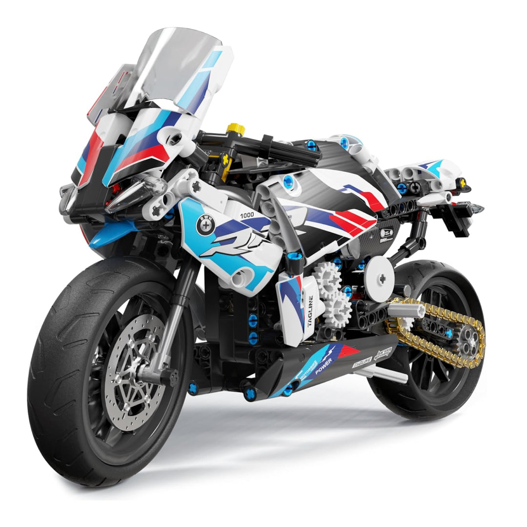 Expert Motorcycle Model Building Blocks Set For Kids