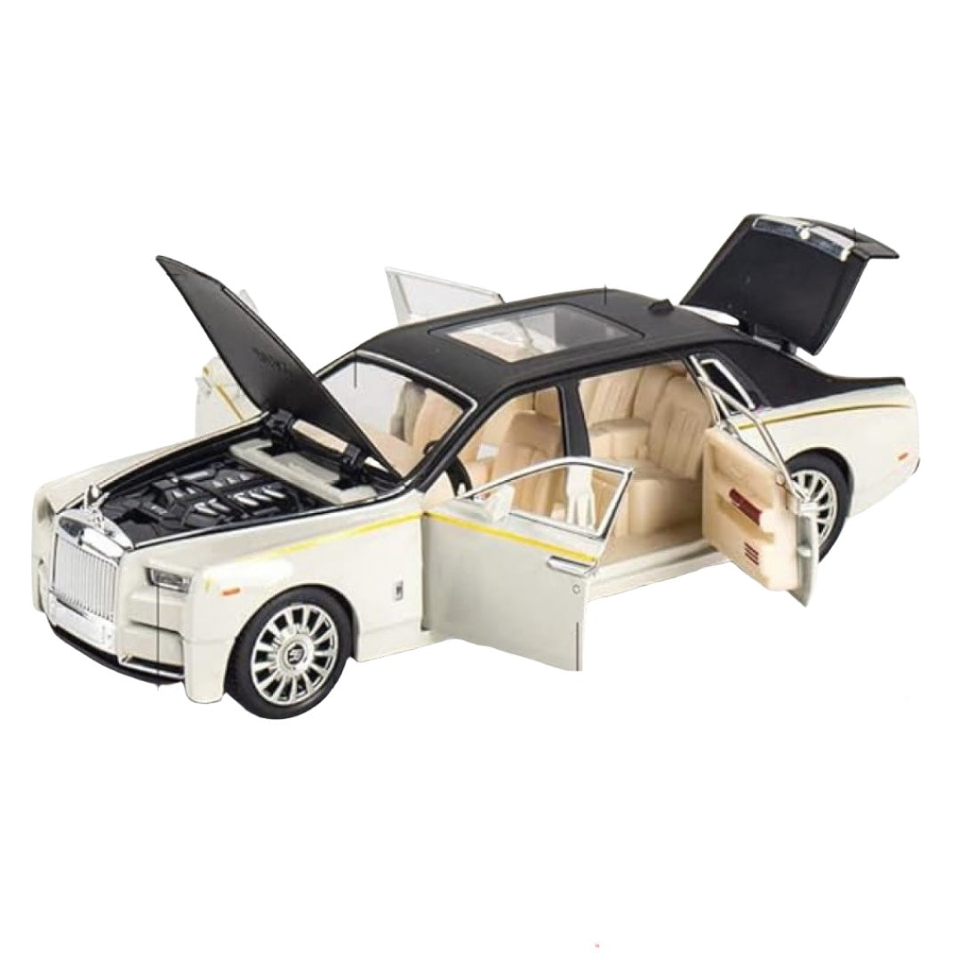 White Rolls Royce Phantom Diecast Model Vehicle Toy