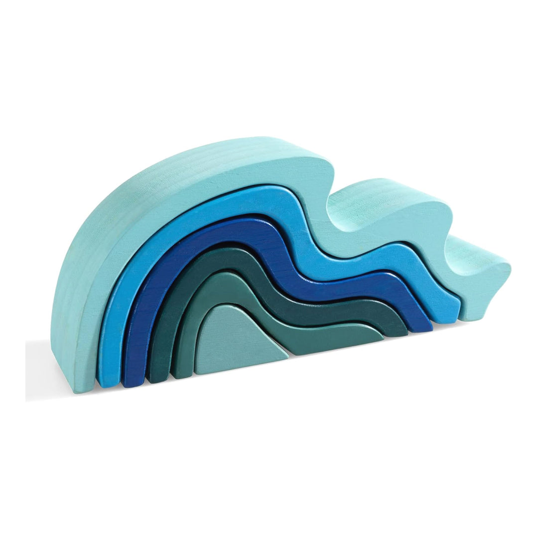 Wooden Waterwaves Rainbow Stacking Toy