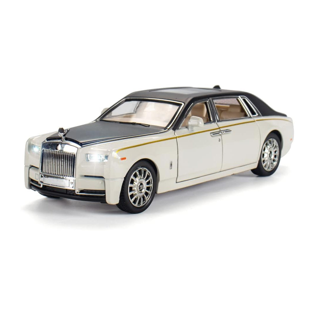 White Rolls Royce Phantom Diecast Model Vehicle Toy