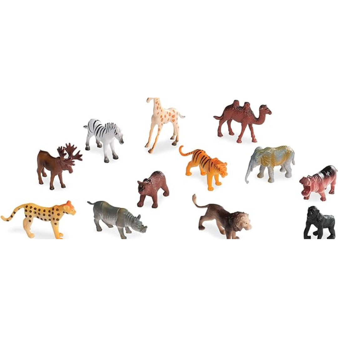 60 Pcs Wild Mini Creature Animal Figure Toys For Kids