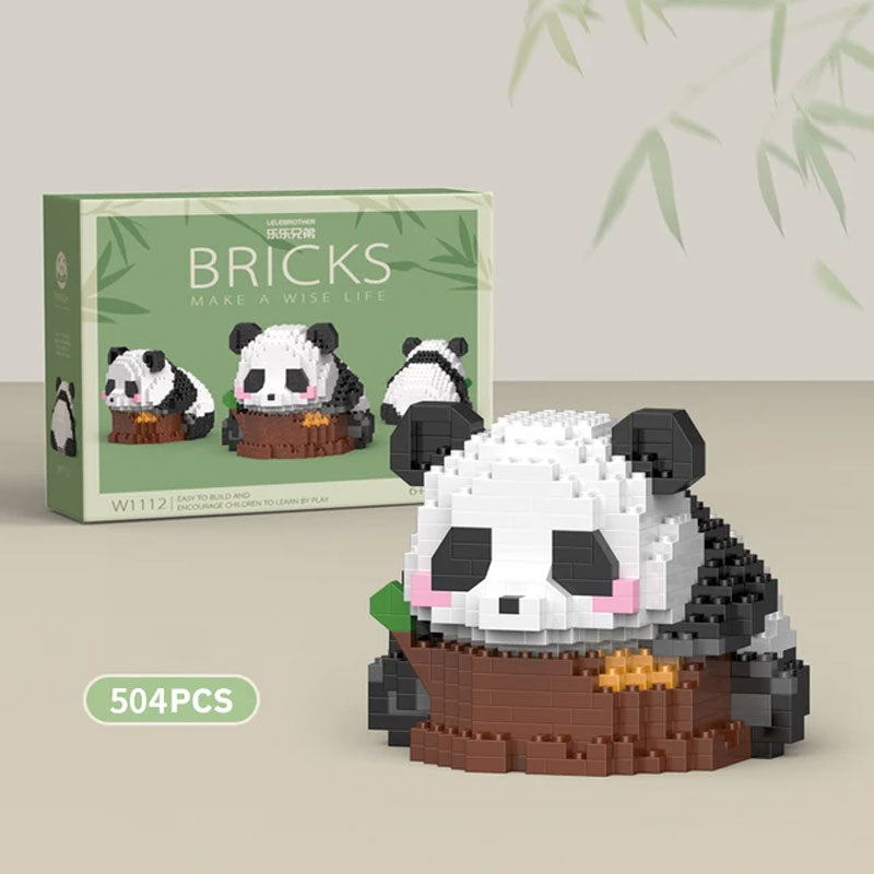 Panda Building Blocks Creative DIY Toy For Kids