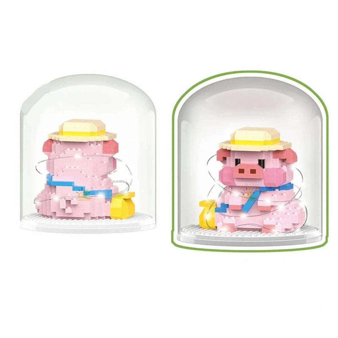 Mini Pig 3D Diamond Building Blocks Set Toys For Kids