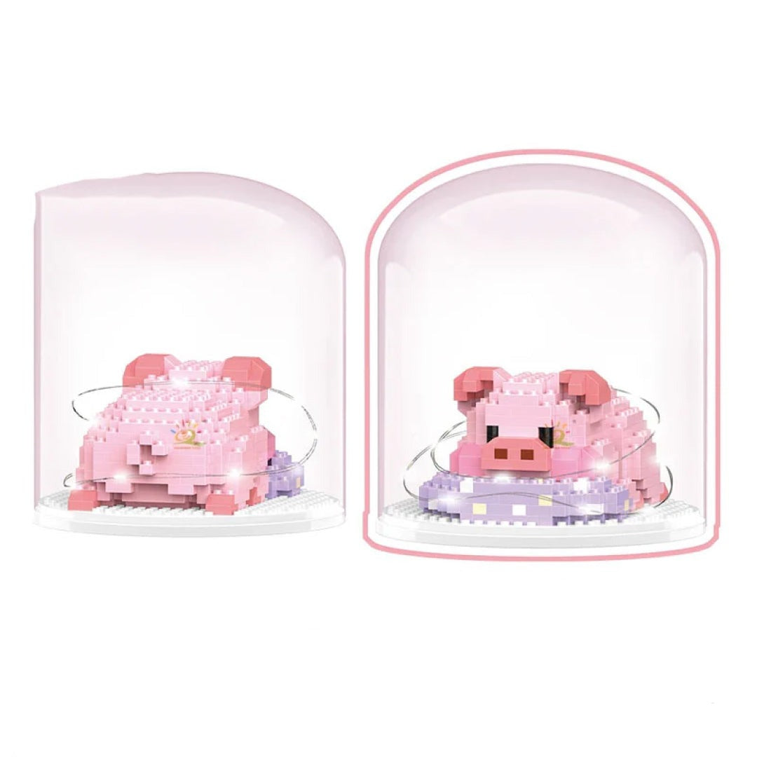 Mini Pig 3D Diamond Building Blocks Set Toys For Kids