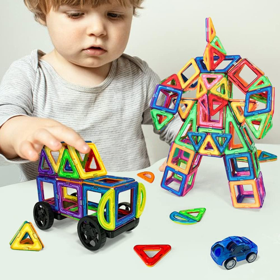 Magnetic 60-Piece Building Blocks Set for Kids