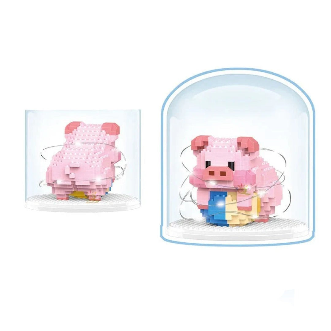 Mini Pig 3D Diamond Building Blocks Set Toys For Kids