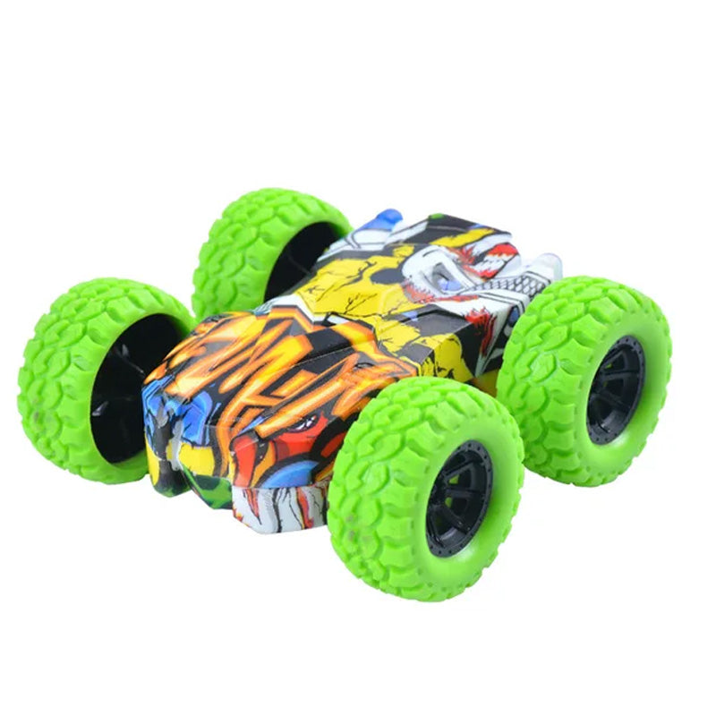 Double Side Inertia Pull Back Car Fun and Safe Toy for Kids