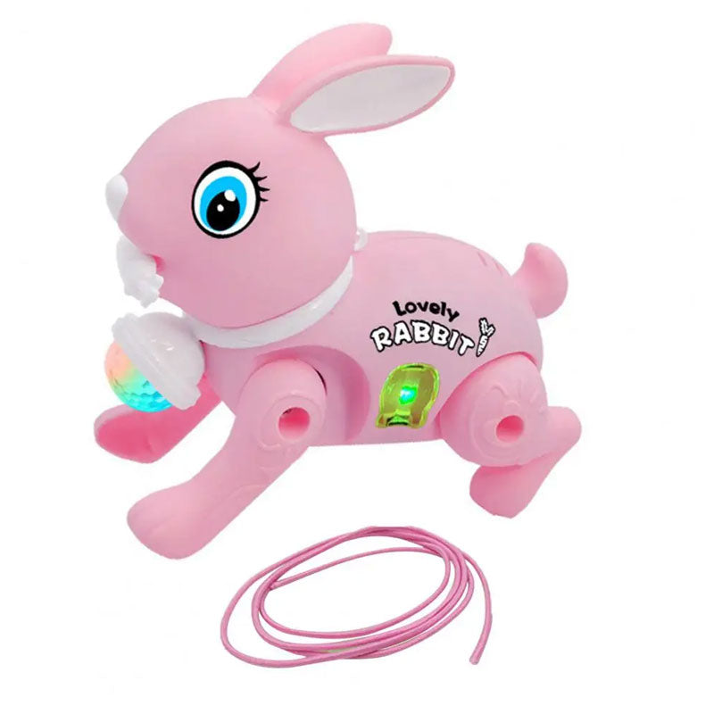 Lovely Luminescent Rabbit Electronic Walking Toy For kids