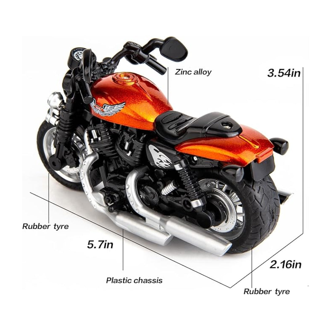 Harley Pull Back with Sound and Light Motorcycle Vehicle Toy