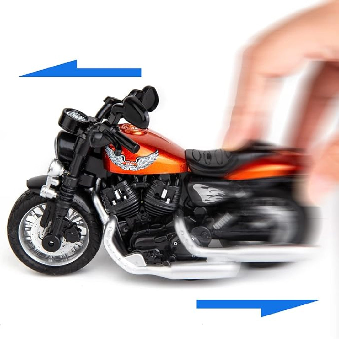 Harley Pull Back with Sound and Light Motorcycle Vehicle Toy