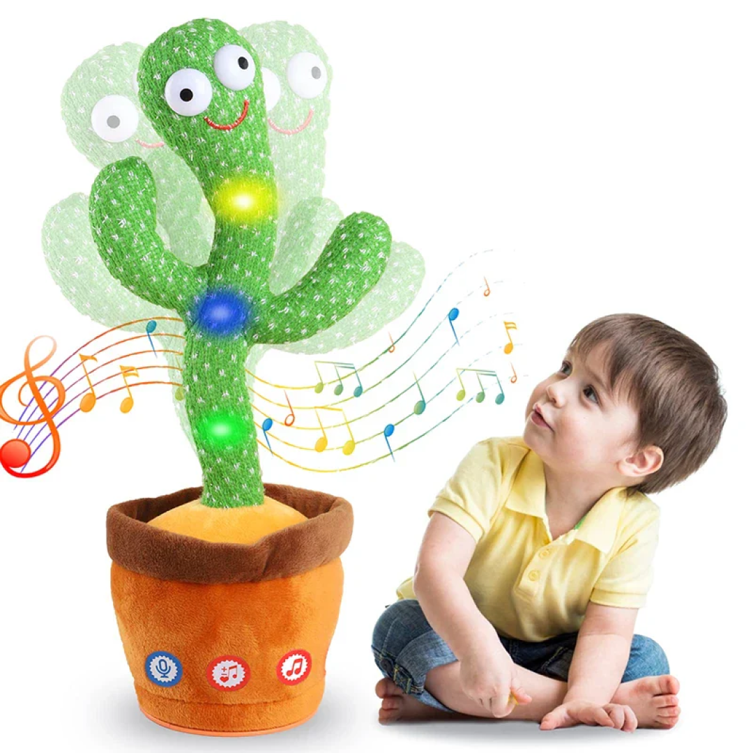 Interactive Talking Cactus Learning Toy for Kids