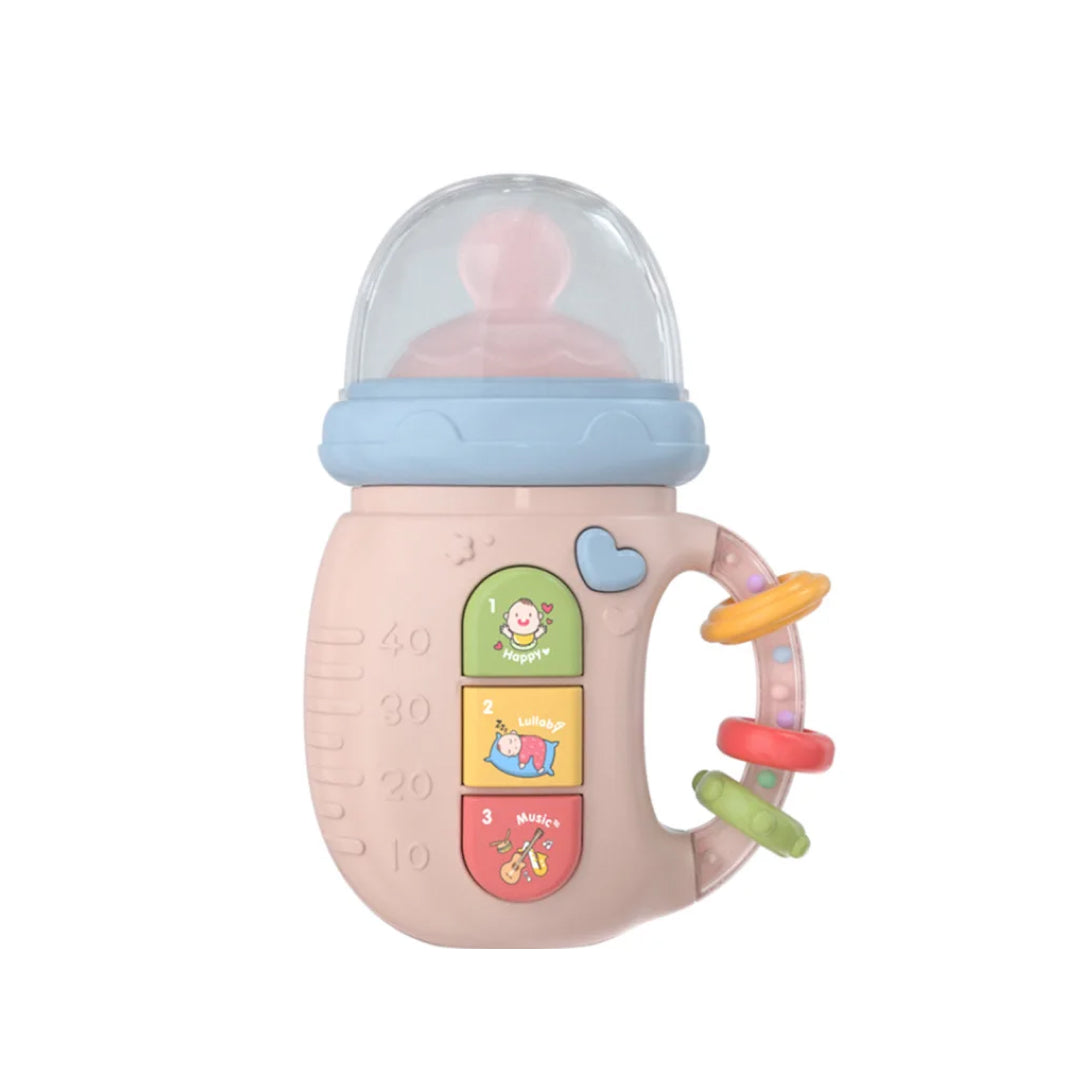 Musical Feeding Bottle Pacifier Rattles for Babies