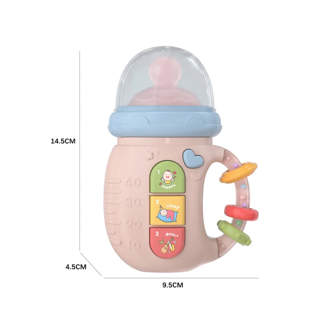 Musical Feeding Bottle Pacifier Rattles for Babies