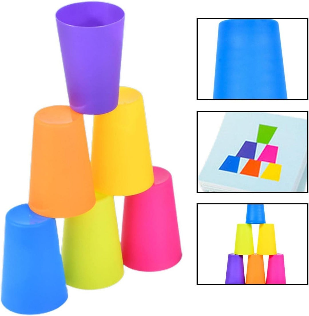 Color Stack Montessori Speed Logic Game For Kids