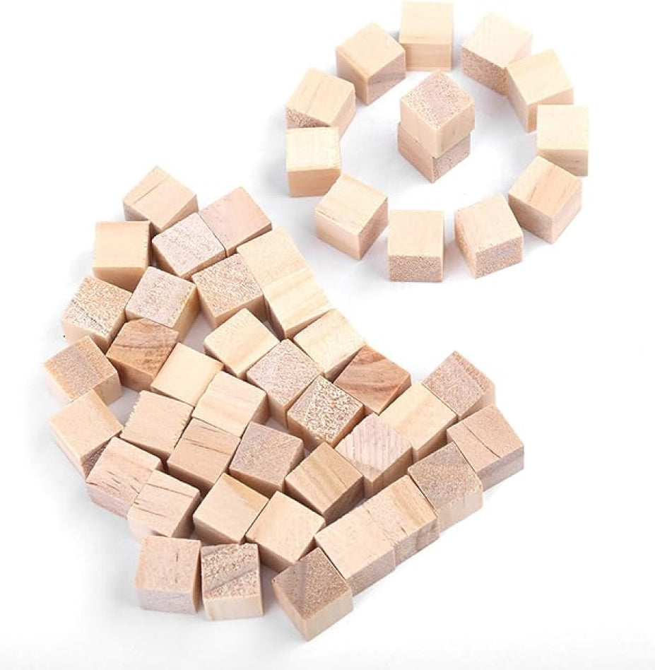 DIY Wooden Square Blocks Crafty Fun for Kids