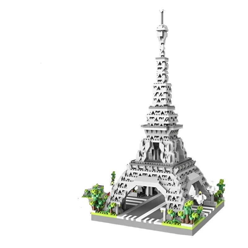 Paris Tower Street View Mini Building Blocks Toys For Kids