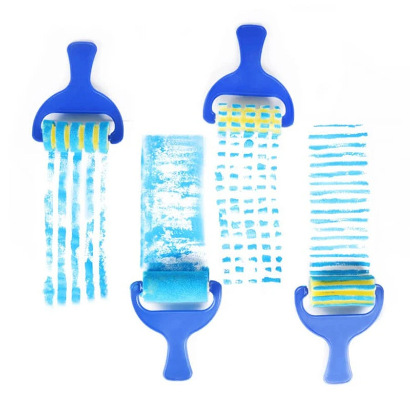 Graffiti Sponge Brush Set Creative Drawing Toys for Kids