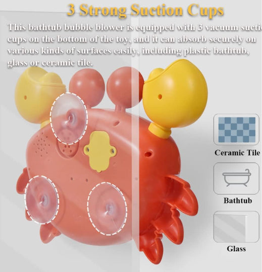 Bubble Crabs Soap Machine Bathtime Toy Fun for Kids