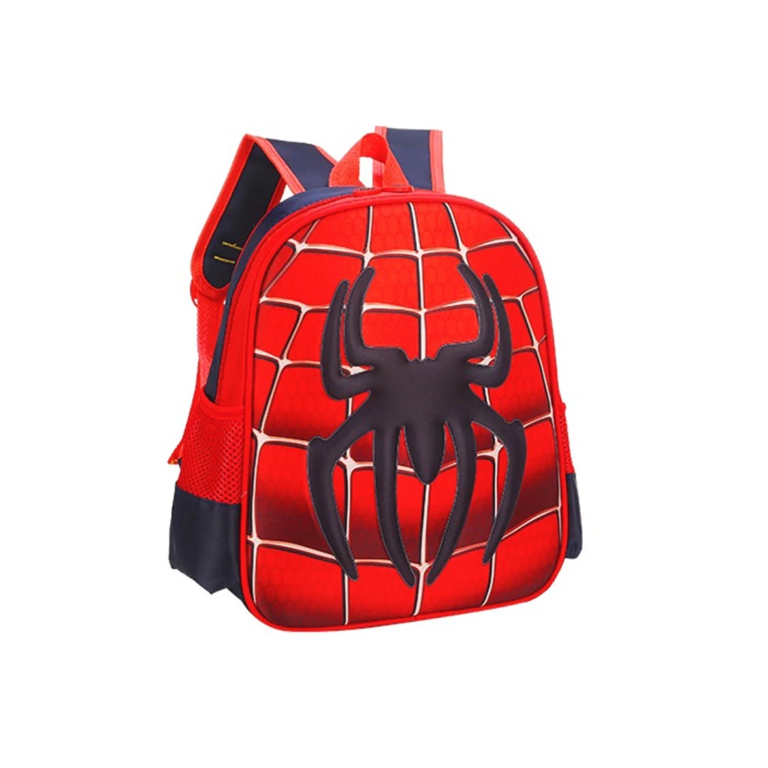 Cute Spider Sensation 3D Cartoon Schoolbag Set for Kids