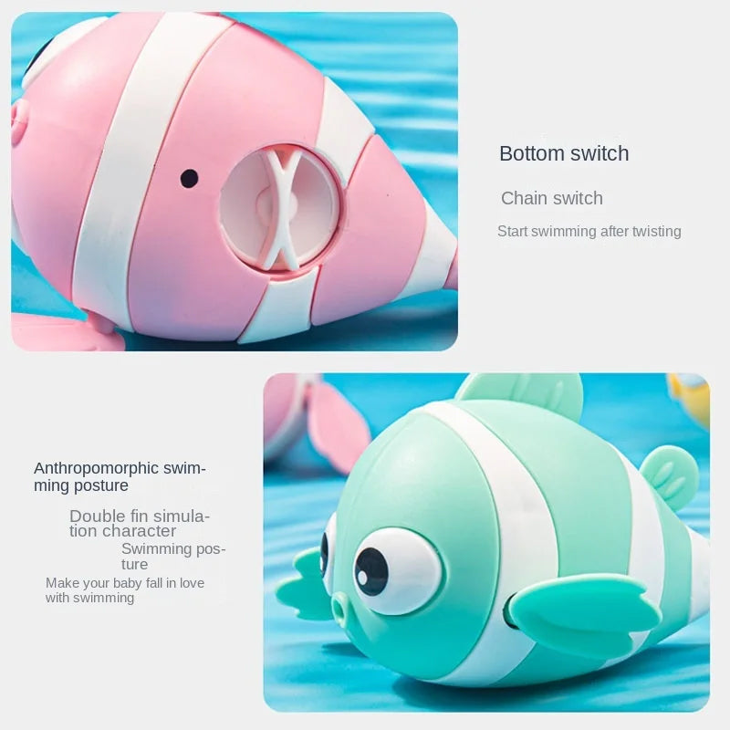 Cute Swimming Fish Bath Toys for Toddlers