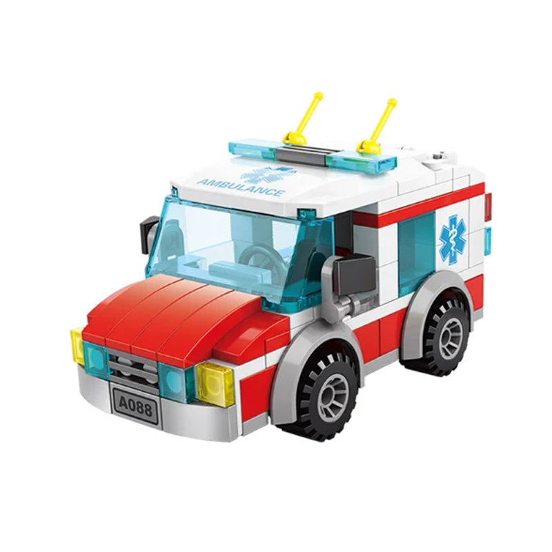 Hospital Rescue Medical Car Building Blocks Set For Kids