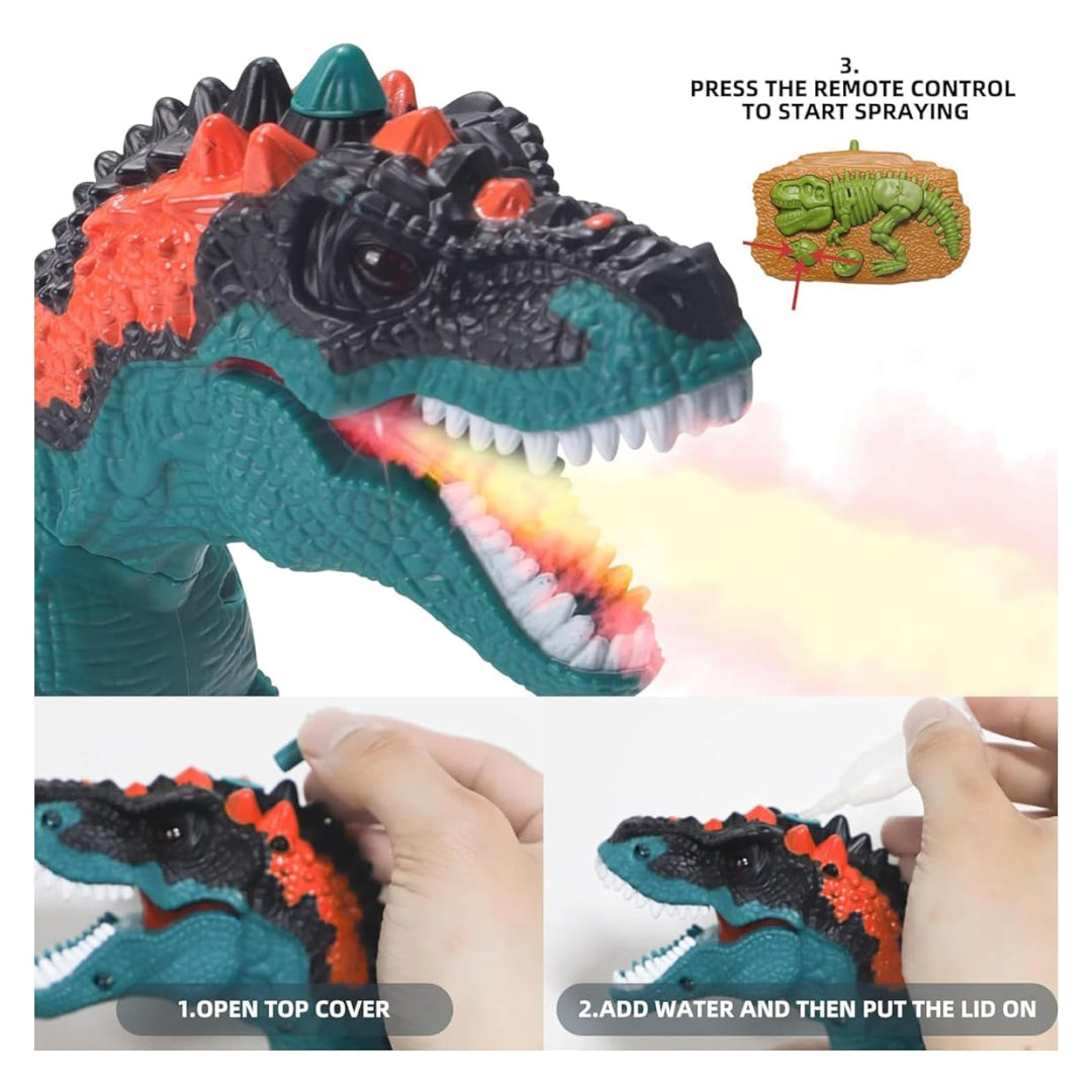 2.4G Water Spray Remote Control Dinosaur Toy