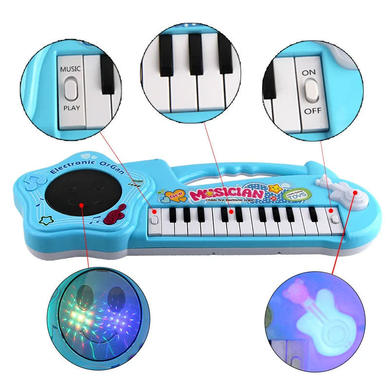 Flashing Piano Educational Music Toy For Toddler