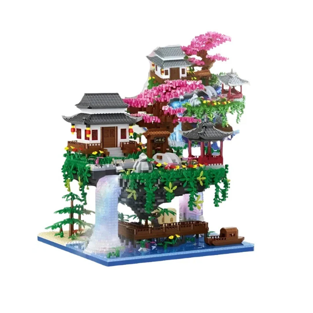 Creative Garden Architecture Diamond Building Tree House Toy