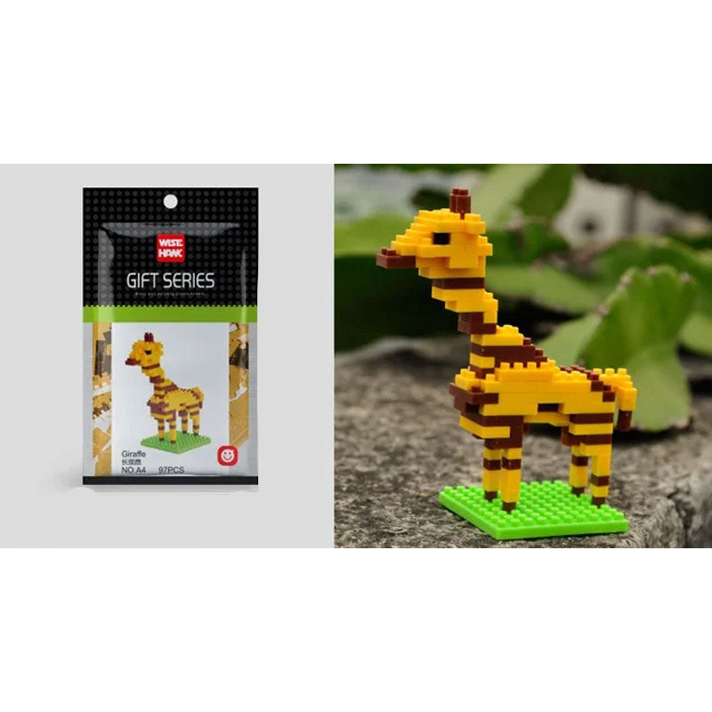 Wisehawk Diamond Mini Building Blocks Animal Toy