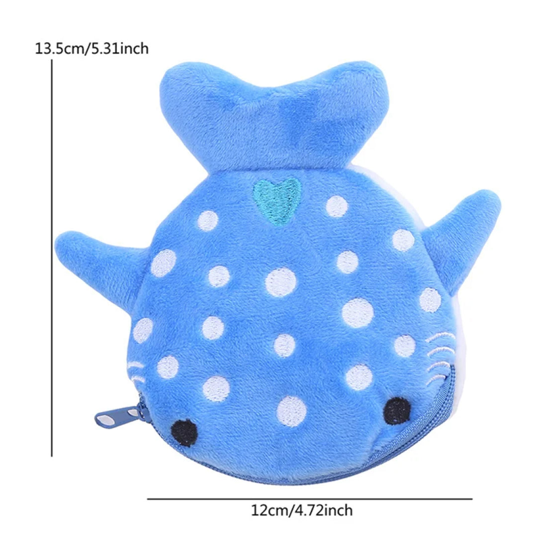 Whale Shark Wonders Cute Cartoon Purse for Kids